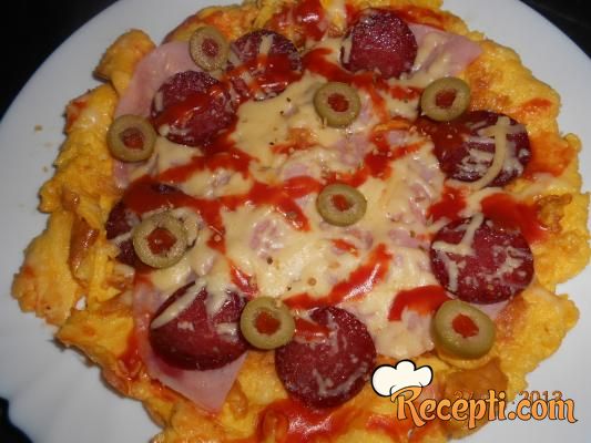 Omlet pizza