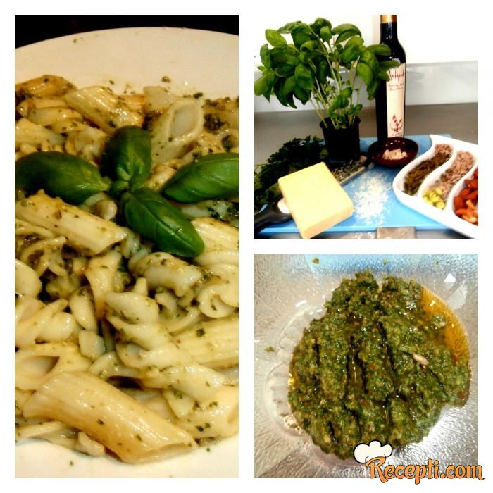 Pasta pesto