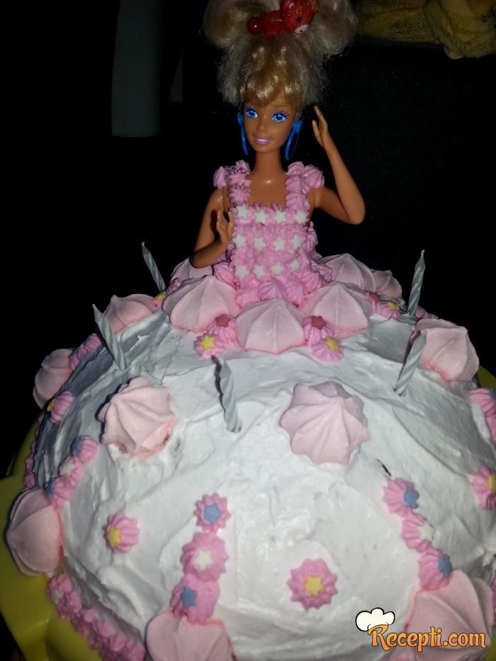 Barbi roze torta