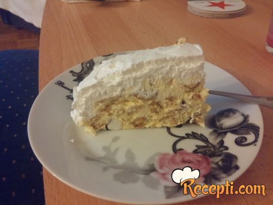 Brza krem bananica torta