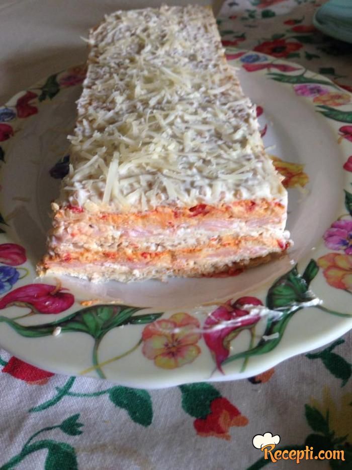 Tricolore slana torta