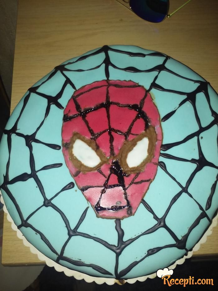 Spiderman torta