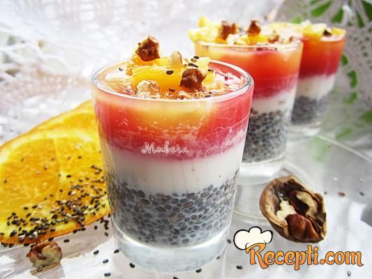 Puding od chia semenki