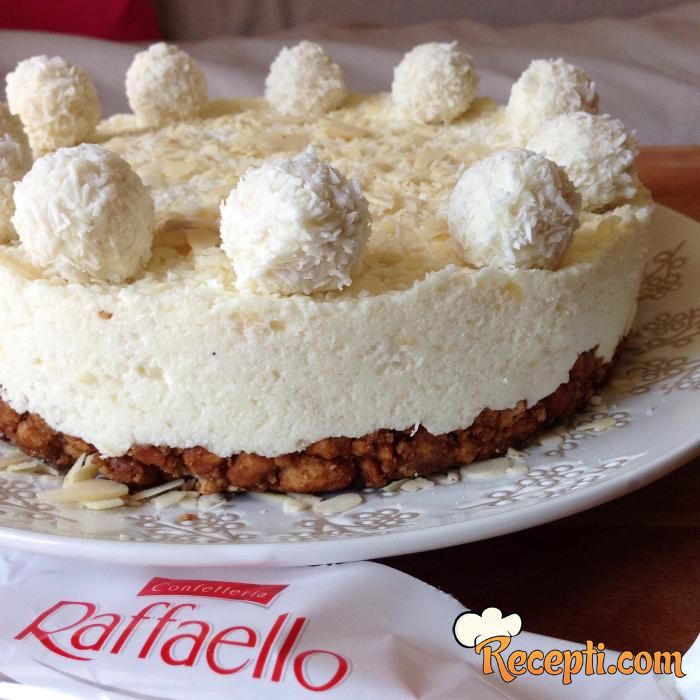 Raffaello cheesecake