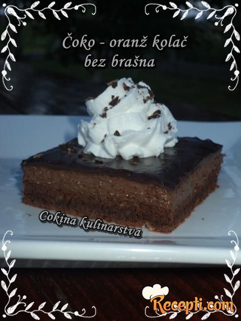 Čoko-oranž kolač bez brašna