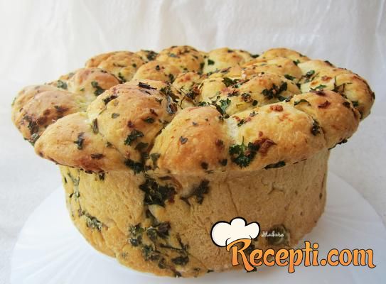 Pull-apart bread-aromatični hleb