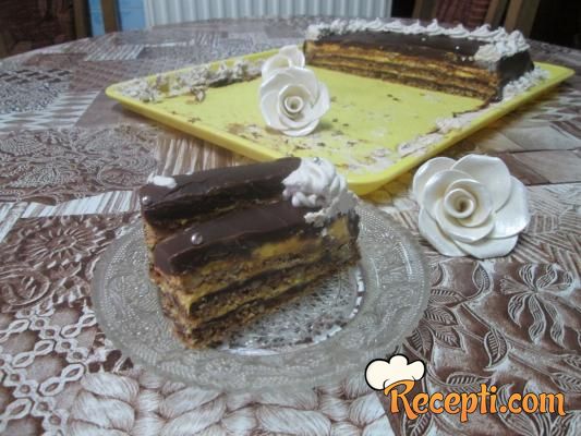 Čokoladno - karamel torta