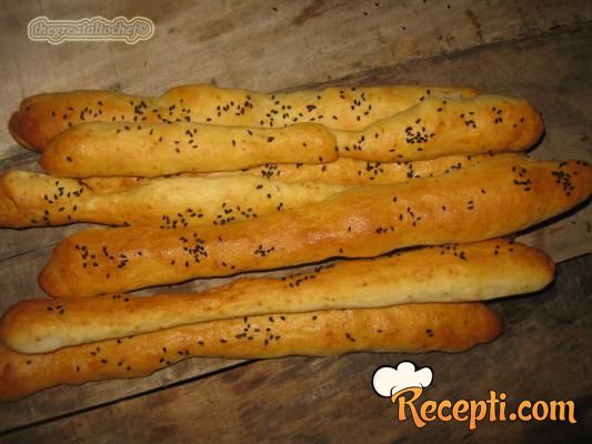 Štapići od testa (bread sticks)