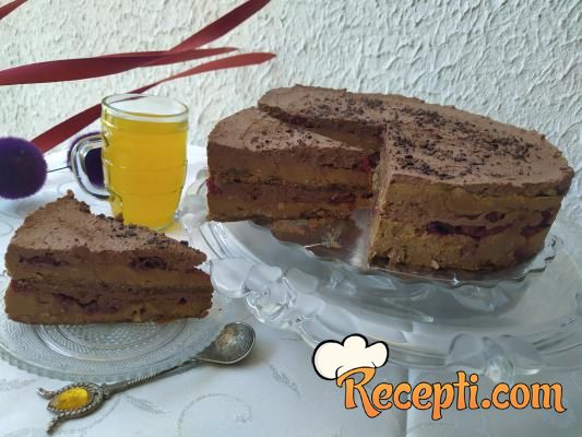 Čoko torta sa višnjama