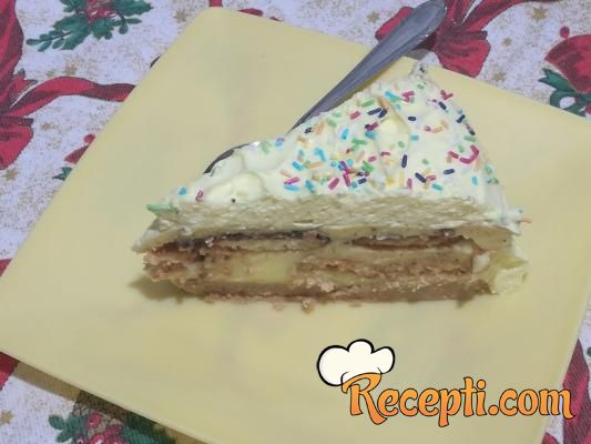 Vanil torta sa plazmom i jafom