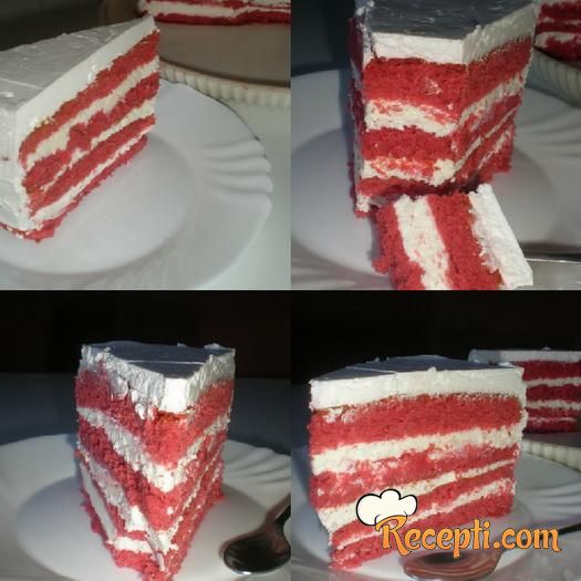 Red velvet torta